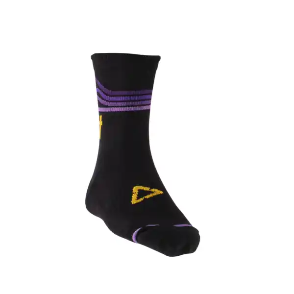 Sosete MTB Leatt Velvet Black/Purple L/XL Cumpără online