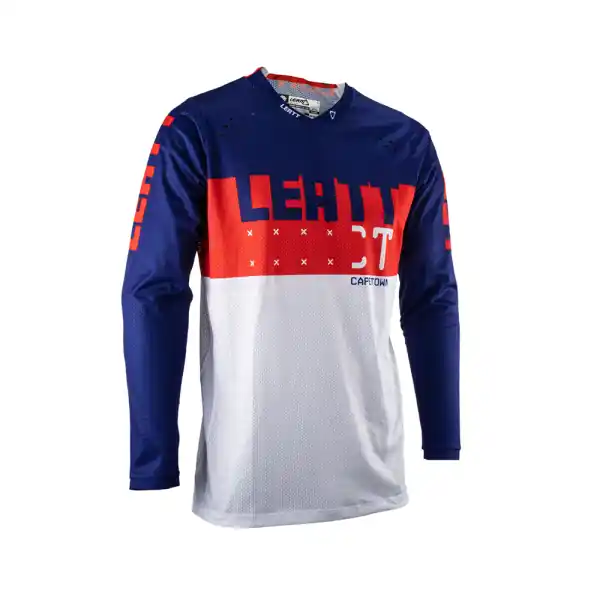 Tricou Leatt 4.5 Lite Royal Navy/Red/White M Plată securizată