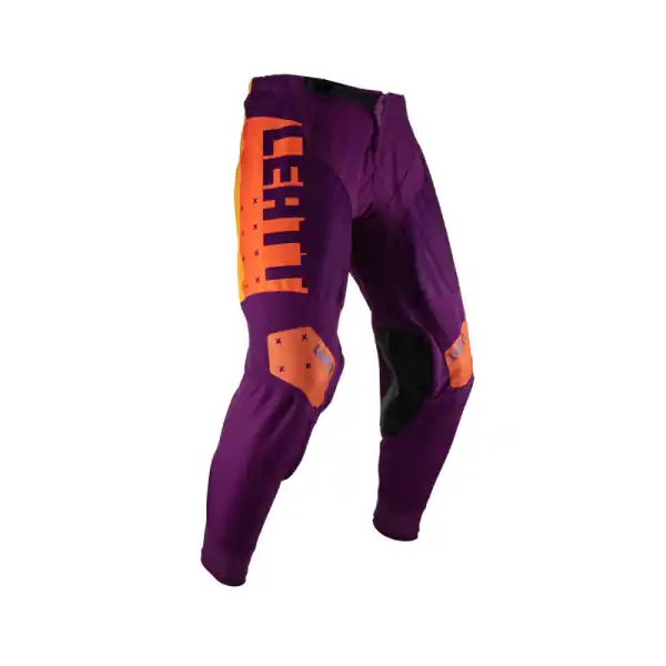 Pantaloni Leatt Moto 4.5 Indigo Purple/Orange M Mai ieftin