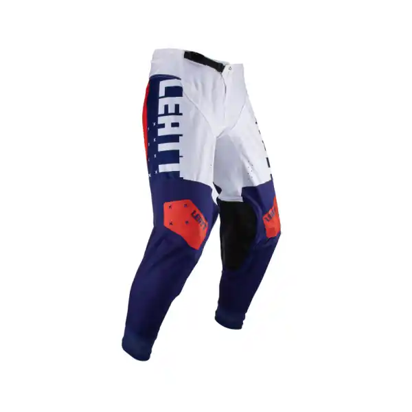 Pantaloni Leatt Moto 4.5 Royal Navy/White/Red XXL Retur ușor