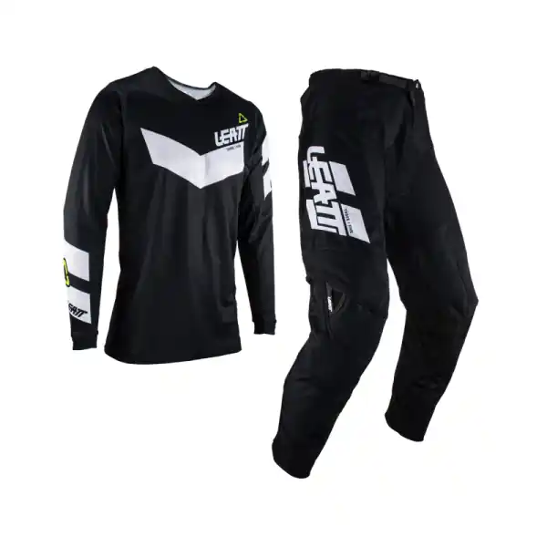 Combo Echipament Leatt 3.5 Black/White 3XL Nu rata