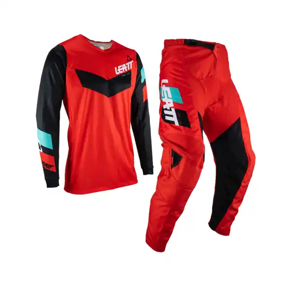 Combo echipament moto copii Leatt 3.5 Mini Red/Navy M (130-140CM) Plată sigură