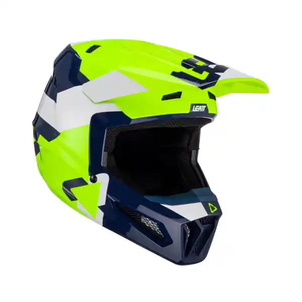 Casca Leatt 2.5 V23 Lime Fluo Yellow/Navy/White L + Expediere rapidă