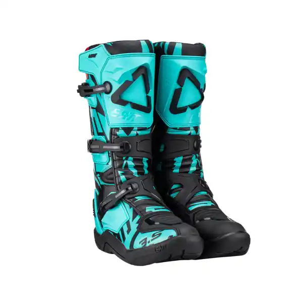 Cizme Leatt 3.5 Fuel Blue/Black 42 Preț redus