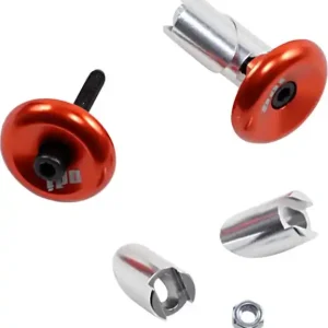 Dop pentru capătul ghidonului din aluminiu, portocaliu Cel mai bun preț
