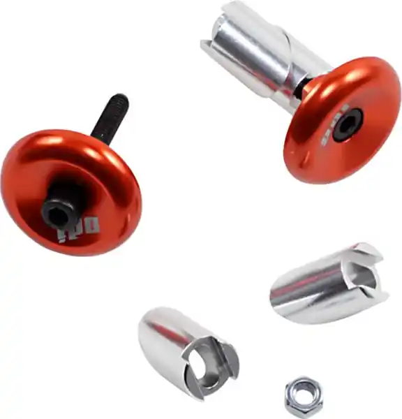 Dop pentru capătul ghidonului din aluminiu, portocaliu Cel mai bun preț