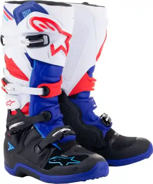Ofertă limitată Cizme Alpinestars Tech 7 White/Red/Blue/Black 47