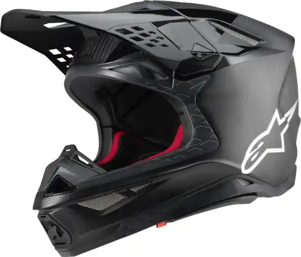 Casca Alpinestars Supertech M10 Black Carbon S Plată securizată