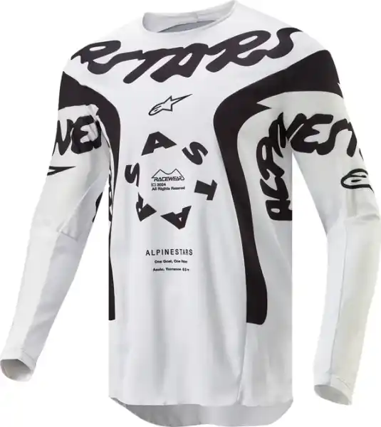 Tricou Alpinestars Racer Hana Black/White M Discount
