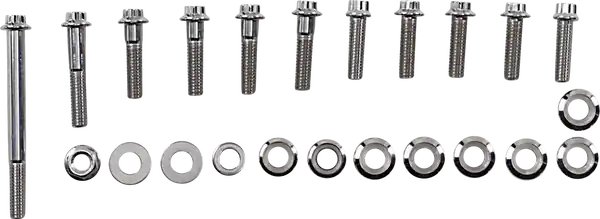 Retur gratuit Bolt Kit Mtr Mnt Fl 08-16 Polished, Stainless Steel