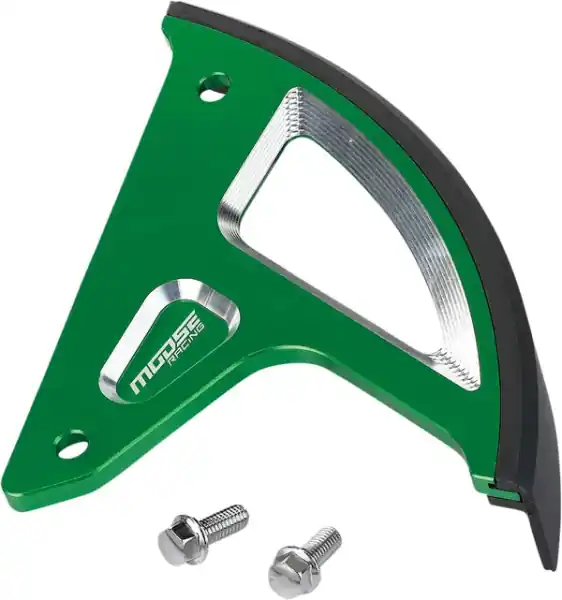 Noutate MOOSE RACING Rear Brake Rotor Guard Green, Anodized