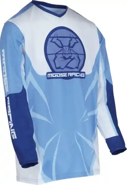 Tricou Copii MOOSE RACING Agroid Blue XL Reducere specială