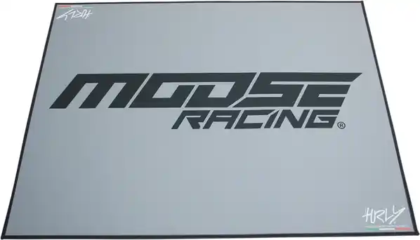 Calitate înaltă MOOSE RACING Absorbent Pit Pad Black, Gray