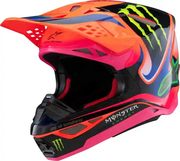 Casca Alpinestars S-M10 Deegan Orange/Pink/Purple XS Lichidare de stoc