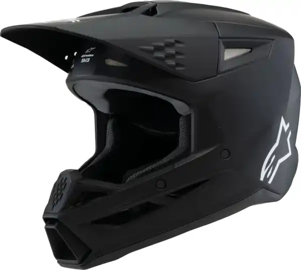 Casca Copii Alpinestars S-M3 Solid Black S Livrare expres