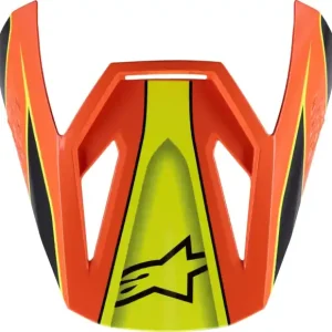 Viziera Casca Copii Alpinestars Sm3 Fray Visor Black/Orange/Yellow Ofertă de sezon