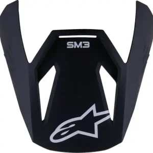 Viziera Casca Copii Alpinestars Sm3 Solid Black Reducere