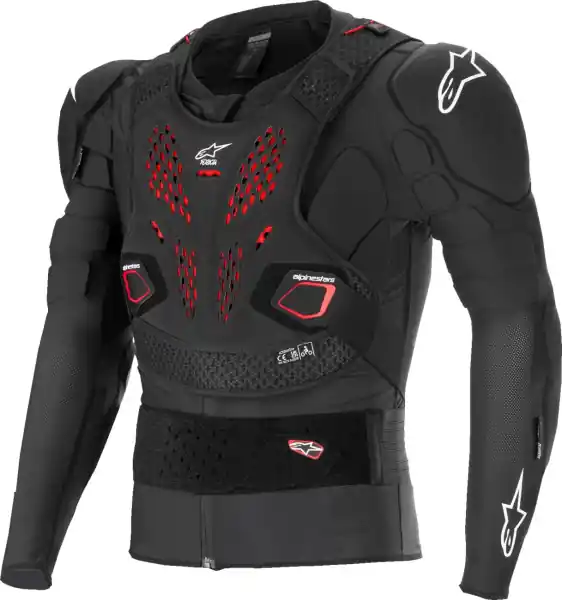 Echipament de protecție Alpinestars Bionic Pro V3, negru-plasma/roșu/alb, mărimea M Lichidare de stoc