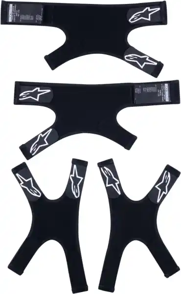 Discount Set Benzi Inlocuire Alpinestars Rk-10 Plasma X-strap Black L/XL