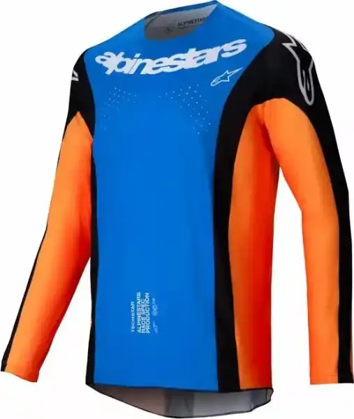 Plată securizată Tricou Alpinestars Techstar Melt Blue/Orange S