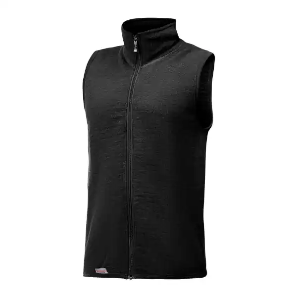 Woolpower Vest 400 Merino Mid layer Black XS 2XL Lichidare de stoc