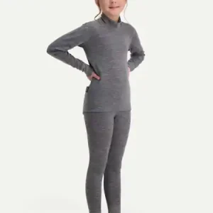 Ultima șansă Svala Merino Extra Warm kids underwear set grey 100 130