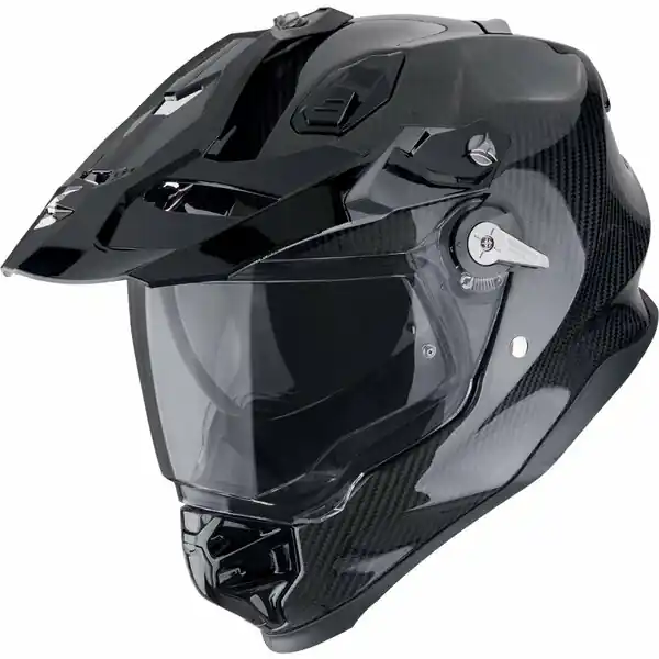 Casca enduro/adventure SCORPION ADF-9000 CARBON AIR (RESIGILAT) Negru S Super ofertă