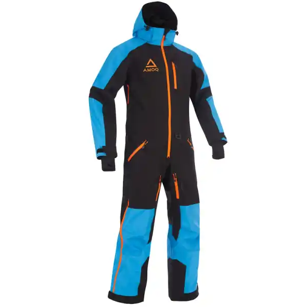 Combinezon Snowmobil AMOQ Void V2 Insulated Negru/Albastru/Portocaliu L Bestseller