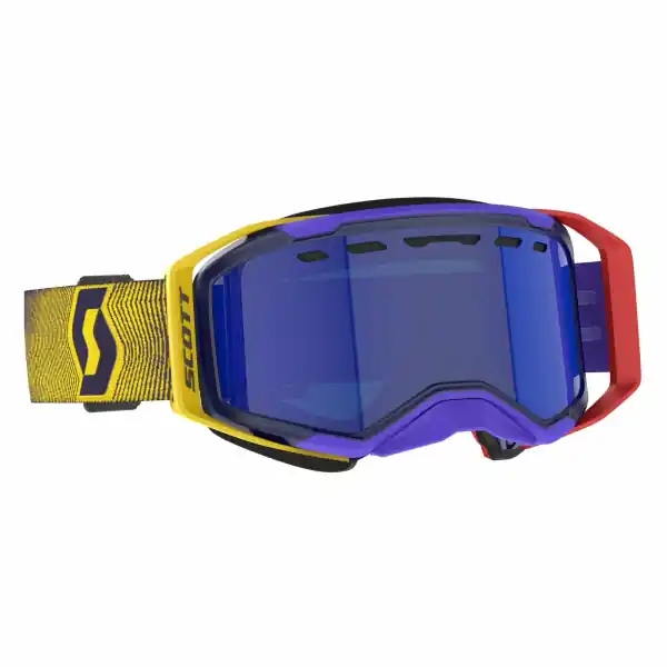 Vezi acum Scott Goggle Prospect 2.0 SMB chrome red/yellow enhancer blue chrome