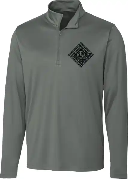 Pulover MOOSE RACING Spin Sync Quarter Zip Gray S Popular