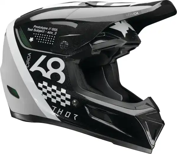 Casca Thor Reflex Sport Riot Mips White/Black L Lichidare de stoc