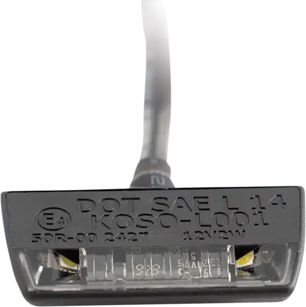 Blade Led License Plate Light Black Ultima șansă