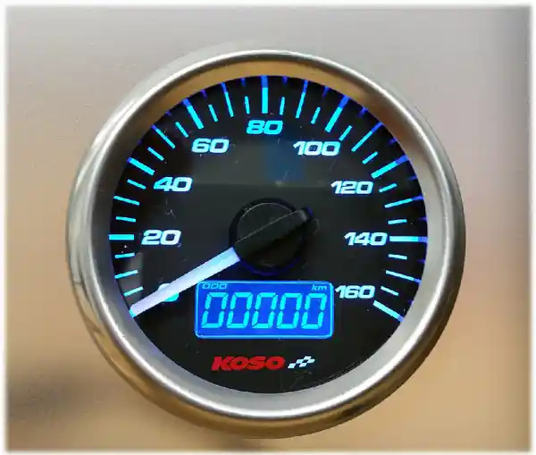 Preț redus D48 Speedometer Blue, White