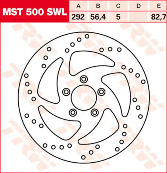 Retur gratuit Round Fixed Brake Rotor Swing Design