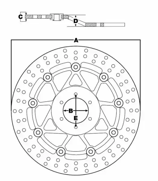 Reducere specială Ec Cross Design Brake Rotor