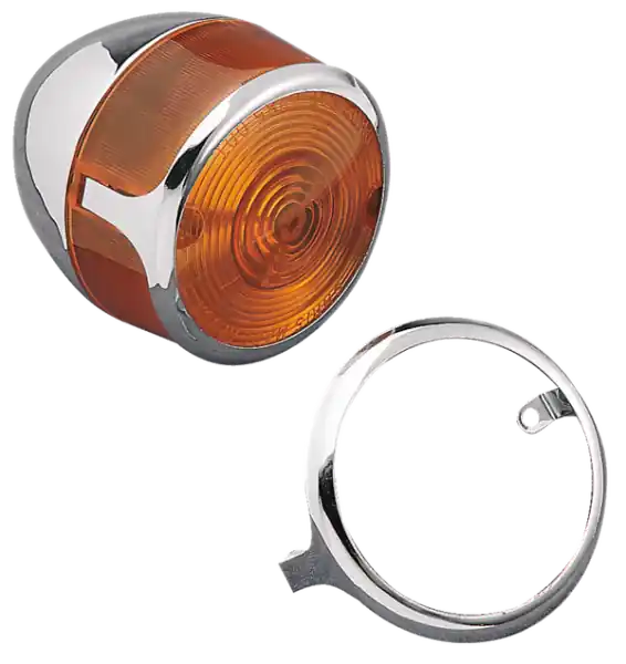 Retur ușor Turn Signal Lens Trim Rings Chrome