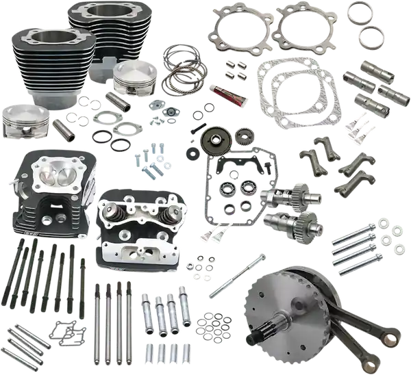 Ultima șansă 124(r) Hot Set Up® Engine Performance Kit Black, Powder Coated