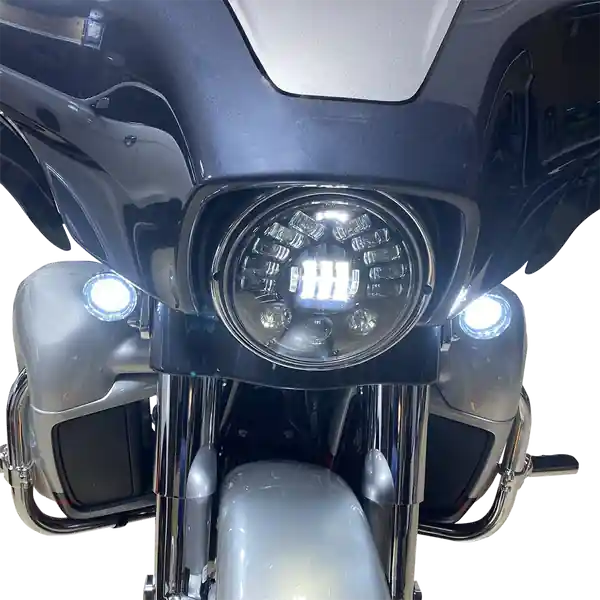 Reducere specială 7(r) Adaptive Headlamp For Indian Chrome