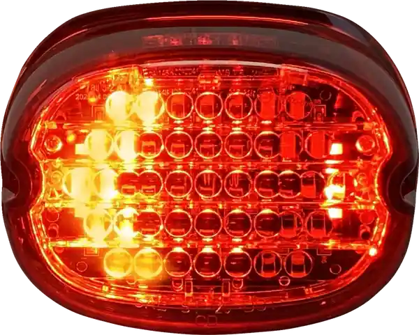 Preț mic Low Profile Led Taillight With Integrated Auxiliary Turn Signals Red