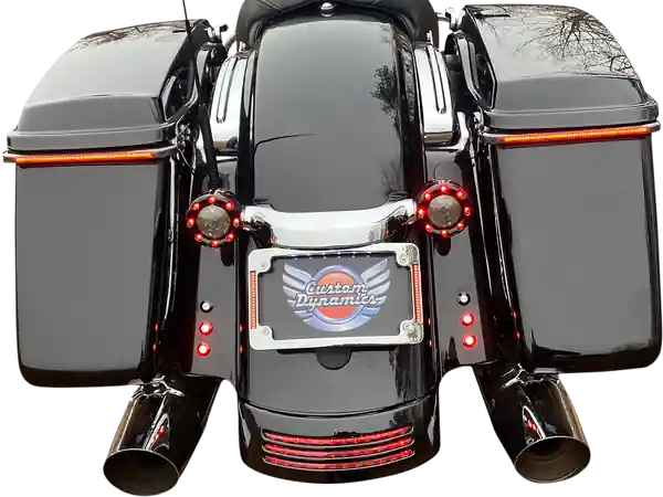 Plug & Play Led Radius License Plate Frame Black Nu rata