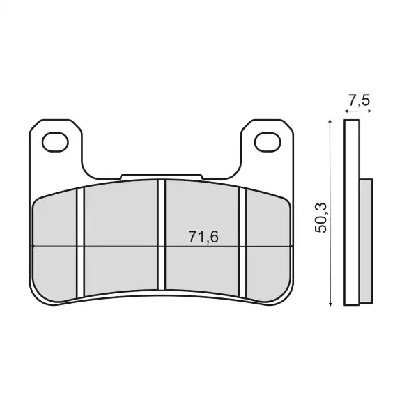Disponibil imediat Placute frana Kawasaki Z 1000 ABS fata