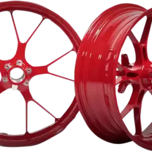 Forged Aluminium Wheels With Original Sprocket Mount Red Reducere