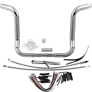 1-1/2(r) Ez Install Rounded Top Handlebar Kit Silver Doar azi