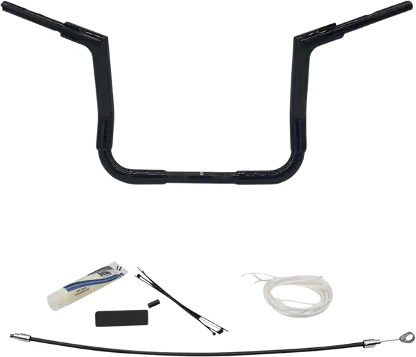 1-1/2(r) Ez Install Flat Top Handlebar Kit Black Preț mic
