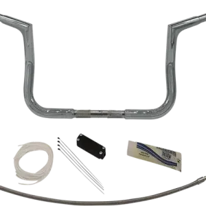 1-1/4(r) Ez Install Flat Top Handlebar Kit Silver Ofertă limitată