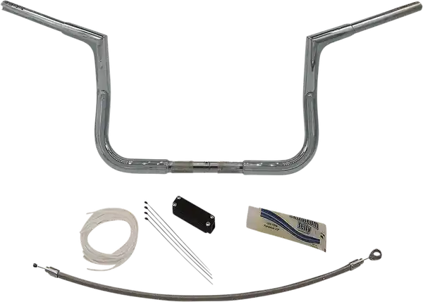 1-1/4(r) Ez Install Flat Top Handlebar Kit Silver Ofertă limitată