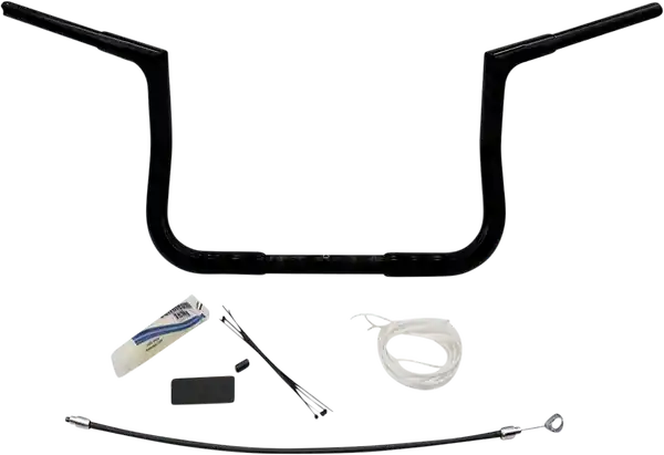 1-1/4(r) Ez Install Flat Top Handlebar Kit Black Cumpărături sigure