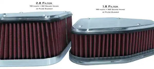 Calitate înaltă (r)boom Box(r) Max Volume M8 Air Cleaner Kit Red