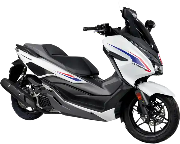 Scooter Decals Black, Blue, Red Premium