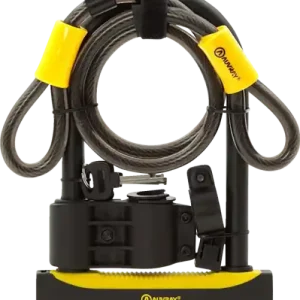 Promoție U-lock + Cable, U-roc Black, Yellow